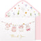 Crisky 50 Pack Pink Baby Shower Thank You Cards with Envelopes &