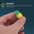 NUOBESTY 30Pcs Mini Pineapple Erasers, Cute Pencil Erasers in Pineapple Shape for Kids Party Bag Favors, Classroom