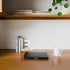 Wooden Letter E Bookends - Stylish Desk Organizer for Books and Files