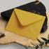 Granhoolm 50 Pack A6 Invitation Envelopes, 4x6 Envelopes for Weddings, Parties, Greeting Cards (Gold)