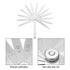 uxcell 0.05-1.00mm Metric Thickness Feeler Gauge - 13 Blades Mn Steel Measuring Tool for Gap Width