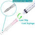 100 Pack 10ml 18Ga Lab Syringe Tools, Individually Packed with Measurement