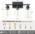 3 E26 Light Bathroom Light Fixtures Black Vanity Light Over Mirror Modern Farmhouse Wall Lighting Sconces Rustic