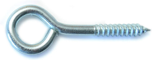 Eye Lag Screw Zinc, 1/4 x 3, 4 Pieces, 014973454258