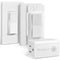 SURAIELEC 3 Way Wireless Light Switch, Remote Control Outlet, Decorator Rocker Wall