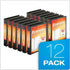 Cardinal Economy 3-Ring Binders, 1.5", Round Rings, Holds 350 Sheets, Non-Stick, Black, Carton of 12