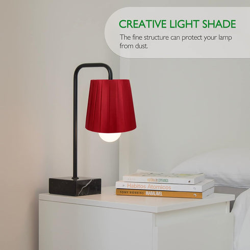 5.90X5.51X4.33In Uonlytech Cloth Lampshade Small Decorative Lamp Cover for Floor and Table Lamps Elegant Fabric Shade
