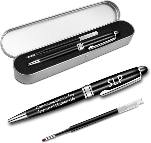 BLUPARK Speech Language Pathologist Gift, SLP Ballpoint Pen, Changing The World One Word at A Time