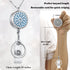 Retractable Lanyards for ID Badges, Teacher Lanyard, Nurse Badge Reels, Silver Chain Long Keychain