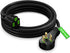 Maximm Flat Plug Extension Cord 6 ft, Slim Space-Saving Plug Design, Low Profile 14AWG Extension Cord