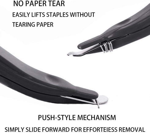 ZZTX 6 PCS Professional Magnetic Staple Remover, Puller Tool for School Office Home, 5 Colors