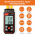-328~2501 4PCS Digital Thermocouple Thermometer Dual-Channel K/J Type Thermometer Wide Range Industrial HVAC