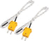 uxcell 2 Pcs K Type 800C Wire Lead Measuring Thermocouple Sensor - 1M 3.3Ft