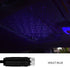 Car Roof Star Night Lights Mini LED Projection Lamp, USB Star Projector Night Light for Wedding, Ceiling, Bedroom, Party