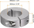 HARFINGTON 4pcs Shaft Collar, 20mm Bore Aluminum Alloy Set Screw Split Clamp-On Collars for Industry