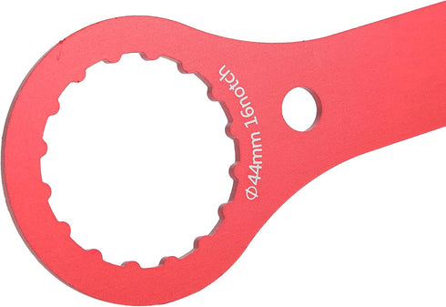 Bottom Bracket Wrench, BB Wrench Tool for 44mm 46mm 16 24 Notch BB Installation Remover (Red)