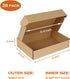 PHAREGE 9x6x2 inch Shipping Boxes - Bulk 25 Pack Brown Tab Lock Tuck Top Mailer Boxes for Small Business Packaging
