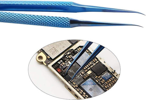 1PC TB-11 Curved Headed Precision Titanium Alloy Tweezers for Mobile Phone iPhone Motherboard Fingerprint Jump Line
