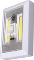 ZEZEFUFU Mini COB LED Lamp Switch Wall Night Lights Battery Operated Cabinet Garage