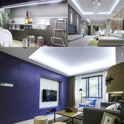 2835 DC12V 1200LEDs 16.4Ft 26000LM IP21, 3 SMD3528 6500K SUYOOULIN LED Strip Lights, SMD LED Strip, High Density LED