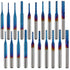ASNOMY 20pcs End Mills CNC Spiral Router Bits, 1/8" Shank CNC Cutter