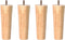 KDDEON M8 Threaded Rod Straight Tapered Solid Wood Furniture Legs,Coffee Table Legs Hardwood