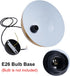 2-Pack 11.8" E26 Tomshine Gold Pendant Lights Kitchen Island, Brushed Brass Dome Hanging Lamps with White Interior