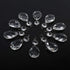 RASTKY 10Pcs Clear Glass Crystal Prisms Chandelier Pendant Light Drops, Vivid Sun Shine Reflection, Ideal Decor
