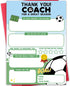 Hongshan Thank You Coach Card,Soccer Coaches Appreciation Gifts for Men Women,Soccer Team