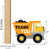 Set 12 Big Dot of Happiness Dig It - Construction Party Zone - Shaped Thank You Cards - Baby Shower or Birthday Party
