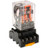 Baomain Power Relay DPDT 11 Pin MK3P-I with Plug-in Terminal Socket (DC 12V)