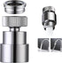 Faucet Aerator for Sink Faucet Adapter, 360 Swivel Faucet to Hose Adapter