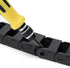 uxcell R18 10mm x 15mm Black Plastic Cable Wire Carrier Drag Chain, 1M Length for CNC