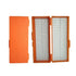 50-Place Microslide Slide Microscope Box Colors, Blue, Green, Orange, White (Pack of 4)