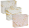 Paper Junkie 12 Pack Decorative Hanging File Folders, White and Pink with Gold Foil Marble Design (11.75 x 9 in)