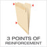 Pendaflex Reinforced File Folders, Extra Durable Manila, Letter Size - 1/2 Cut Tabs, 24 Per Pack (86221)