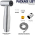 VNFOCRQJH Handheld Bidet Sprayer for Toilet, Portable Cloth Diaper Sprayer Brushed Stainless Steel Bathroom Bidet