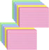 Index Cards 4x6, 400 Sheets, Ruled Color Flash Cards for Effective Studying