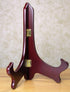 BANBERRY DESIGNS Premium Quality Mahogany Wooden Easels, Set of 2, 9" H, Ideal for Large Plates, Plaques, Books