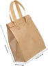 50Pcs Small Insulated Beverage Bags with Handle, Thermal Aluminum Foil Coffee and Milk Tea Carrier, Non-Woven Fabric