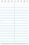 Universal 96920 Steno Book, Gregg Rule, 6 x 9, White, 80 Sheets, 6 Pack