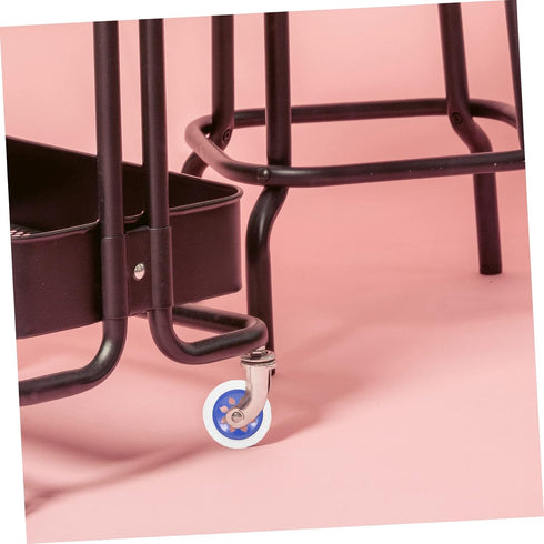 2pcs Veemoon Replacement Casters for Shopping Trolley Luggage Cart Rolling Chair Sturdy Wheel Easy to Install