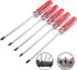 T15 T20 T25 T27 T30 Torx Screwdriver Set, 6inch Magnetic Driver Star Bit for Computer Repairing