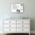 TSJ OFFICE Small White Board, 12 x 16 Inches, Portable Aluminum Frame Magnetic Dry Erase Board with Holder