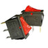 5 Pcs AC 16A/250V 20A/125V 3 Pin Switch, 2 Position Red Light On Off SPST Boat AC Rocker Switch KCD3