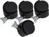 ABOOFAN 4pcs Heater Caster Wheels Replacement Swivel Casters for Desk Chair Office