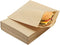 200 Pcs Paper Sandwich Bags 7.9 x 8.6 Inch Greaseproof Wax-lined Brown