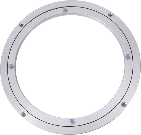 ChiweiJ Heavy Duty Aluminium Alloy Rotating Bearing Plate, Round Table Turntable for Dining