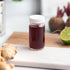 2 oz, (16 pack) Juice Shot Bottles with Caps - Wide Mouth for Juicing, Beverage Storage, Liquids, Clear Small Glass