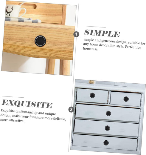 2pcs DOITOOL Round Cabinet Drawer Knobs Single Leather Pull Handles for Wardrobe Shoe Cabinet and Bedside Table Easy